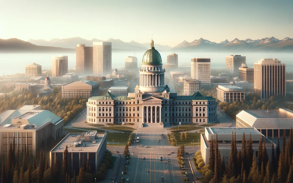 Current Juneau, Alaska envisioned by AI.