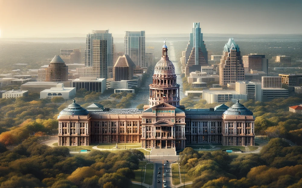 Current Austin, Texas envisioned by AI.