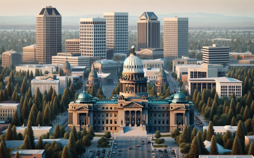 Current Boise, Idaho envisioned by AI.