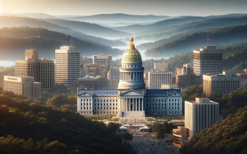 Current Charleston, West Virginia envisioned by AI.