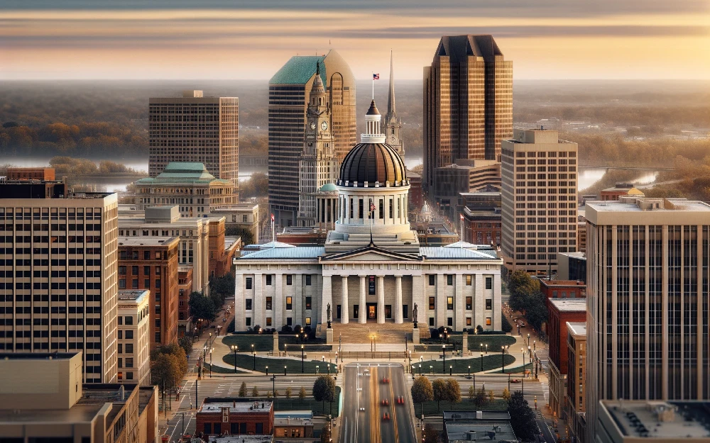 Current Columbus, Ohio envisioned by AI.
