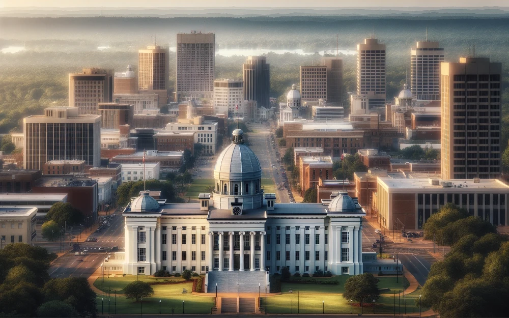 Current Montgomery, Alabama envisioned by AI.