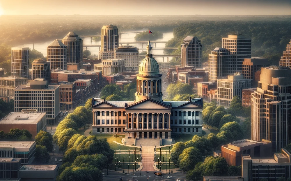 Current Nashville, Tennessee envisioned by AI.