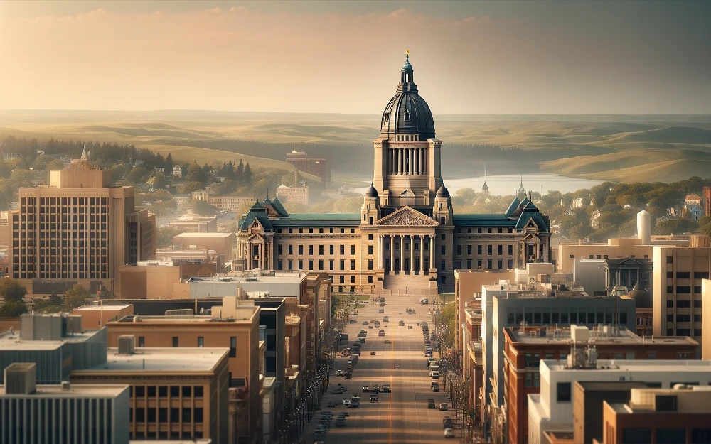 Current Pierre, South Dakota envisioned by AI.