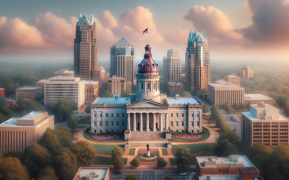 Current Raleigh, North Carolina envisioned by AI.
