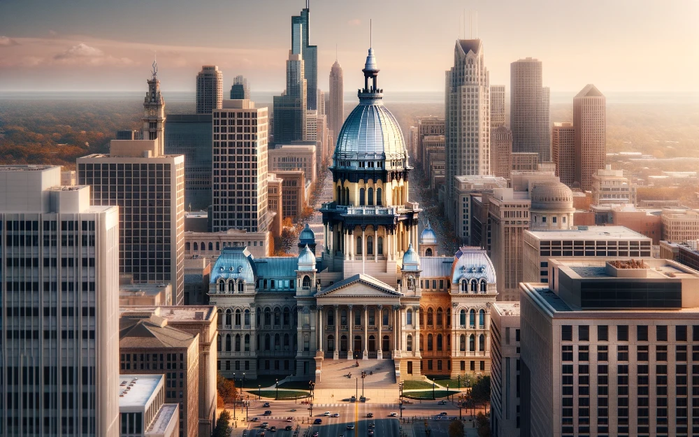 Current Springfield, Illinois envisioned by AI.